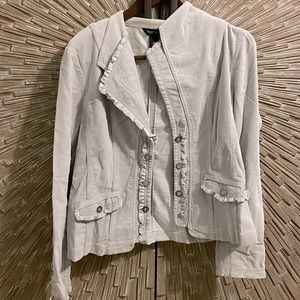 Whbm corduroy jacket size 14